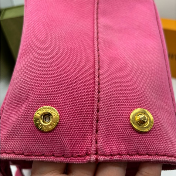 Prada Canapa Two Way Small Canvas Tote - Picture 8 of 15